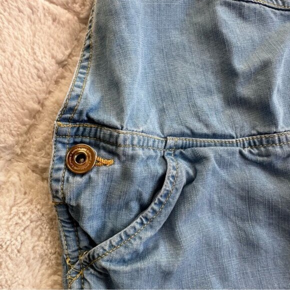 Matilda Jane 435 | Light Wash Blue Lets Go Together Okay Gigi Shortall | Size 8 - Picture 5 of 10